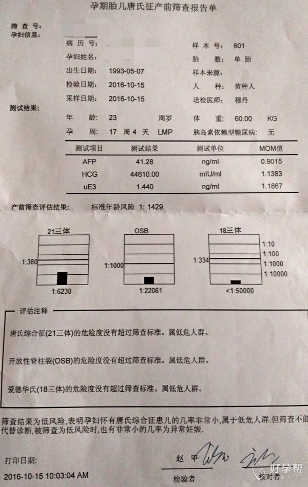 唐氏综合筛查是什么_唐氏筛查综合值是1::425,参考值是1:250_唐氏综合症