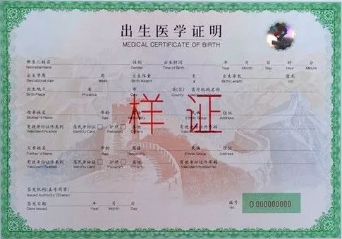出生证明办理