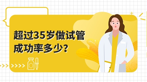 ​超过35岁做试管成功率多少？